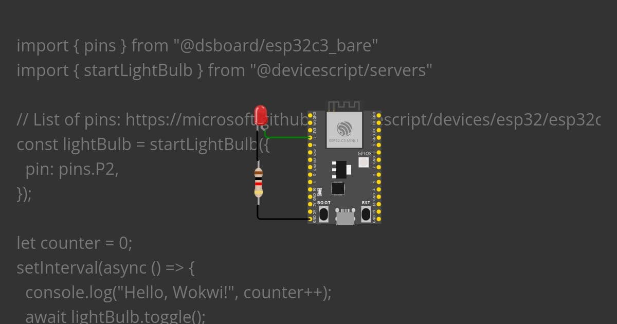 ESP32-C3 Blinky